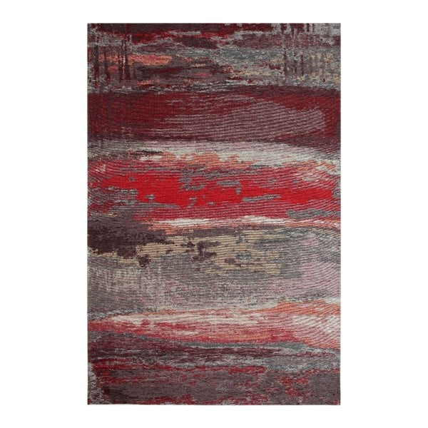 Paklājs Eco paklāji Sarkans abstrakts, 120 x 180 cm