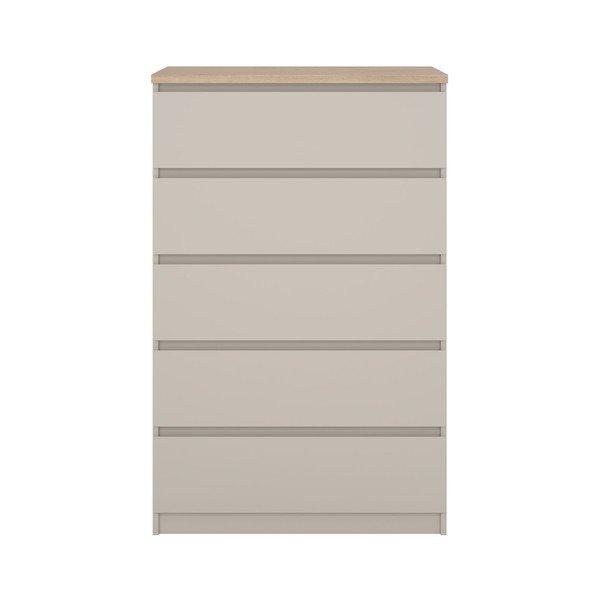 Krēmkrāsas kumode 77x121x50 cm Naia – Tvilum-image-2