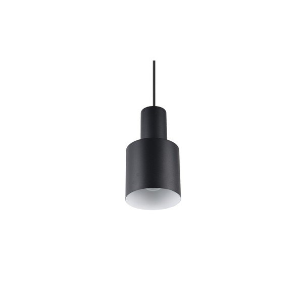 Melna piekaramā lampa ar metāla abažūru ø 12 cm Agudo – Trio-image-2