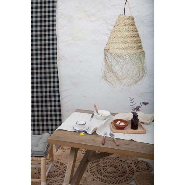 Zils aizkars Really Nice Things Cortina Hogar Blue Vichy-image-1