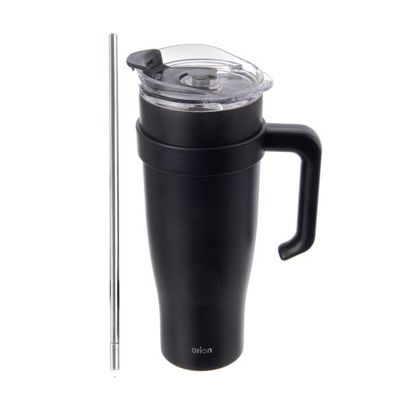 Melna termokrūze ar salmiņu 1,2 l Termo – Orion-image-3