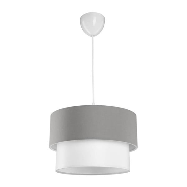 Balta/pelēka griestu lampa 60x18,5 cm – Squid Lighting-image-2