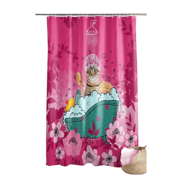 Dušas aizkars 180x200 cm Chatibulle – douceur d'intérieur