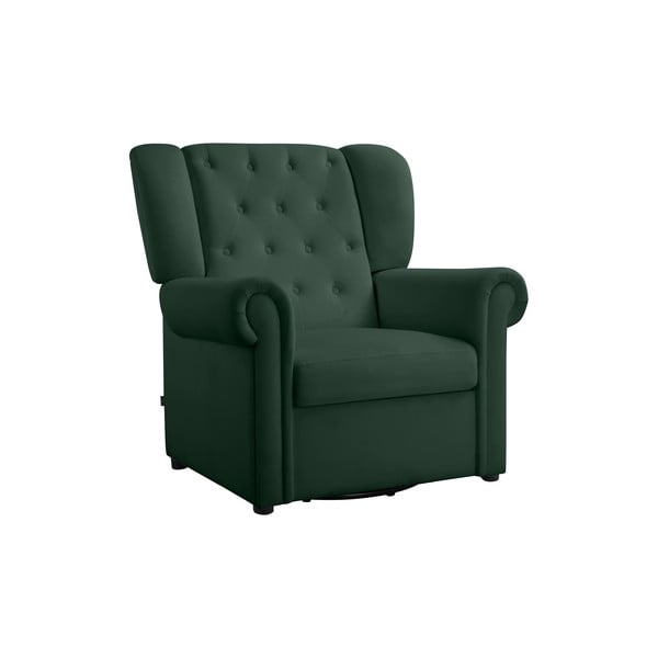 Zaļš samta šūpuļkrēsls Lillyse – Støraa