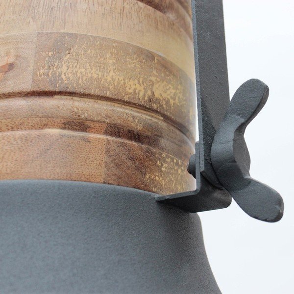 Pelēka griestu lampa LABEL51 Grid, ⌀ 34 cm-image-1