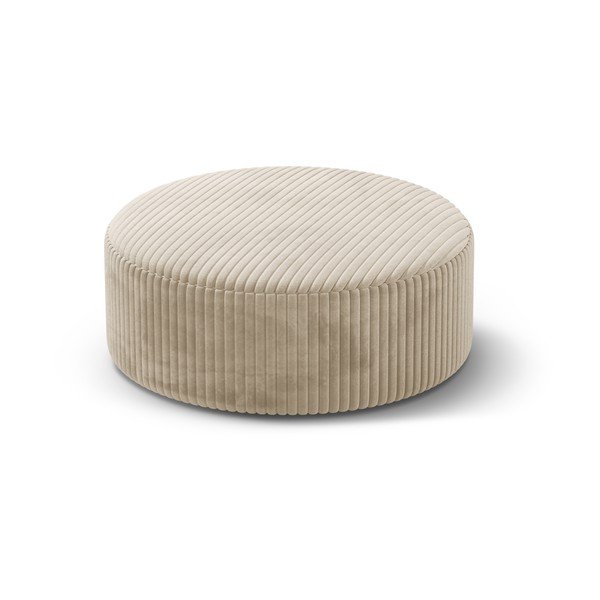 Bēšs velveta pufs Dia – Micadoni 