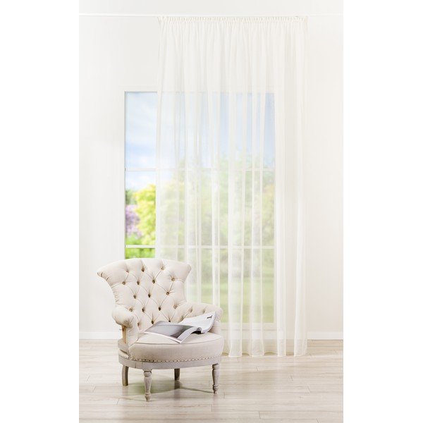 Krēmkrāsas dienas aizkars 300x260 cm Plano – Mendola Fabrics-image-1