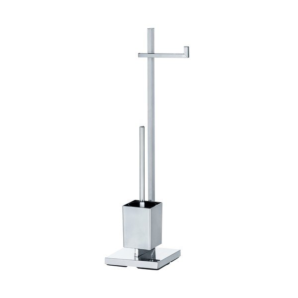 Tualetes papīra turētājs ar tualetes birsti Wenko Quadro-image-2