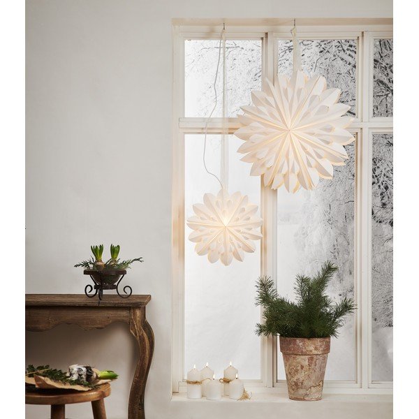 Balts Ziemassvētku gaismas rotājums Star Trading Clipp-image-2