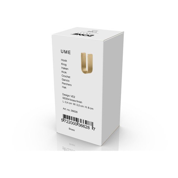 Zelta krāsas sienas āķis no nerūsējošā tērauda Ume – Zone-image-2