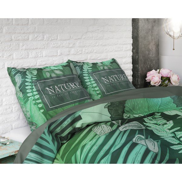Kokvilnas vienvietīga gultasveļa Pure Cotton Organic Nature, 140 x 200/220 cm-image-1