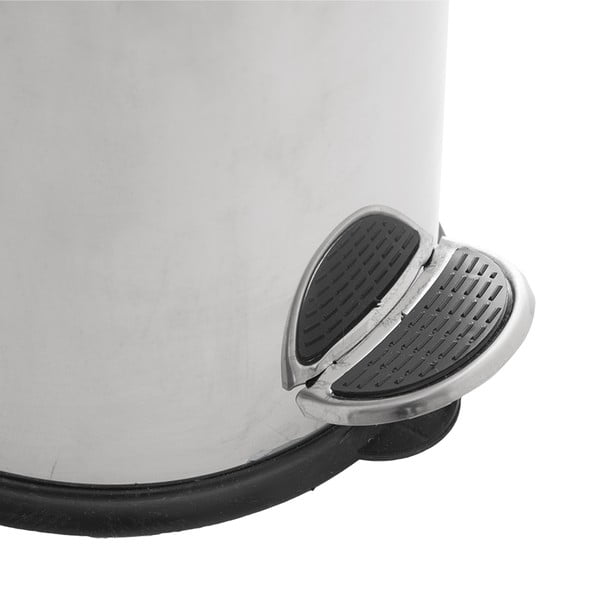 Nerūsējošā tērauda atkritumu tvertne ar pedāli 3 l – Orion-image-1