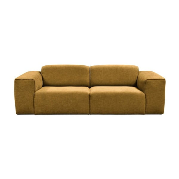 Dzeltens trīsvietīgs dīvāns Cosmopolitan Design Phoenix