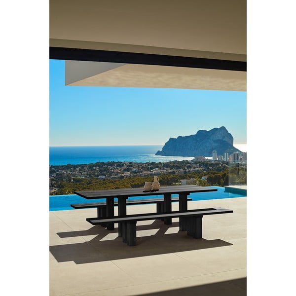 Ēdamgalds ar priedes masīvkoka galda virsmu 100x260 cm Banda – Teulat-image-1