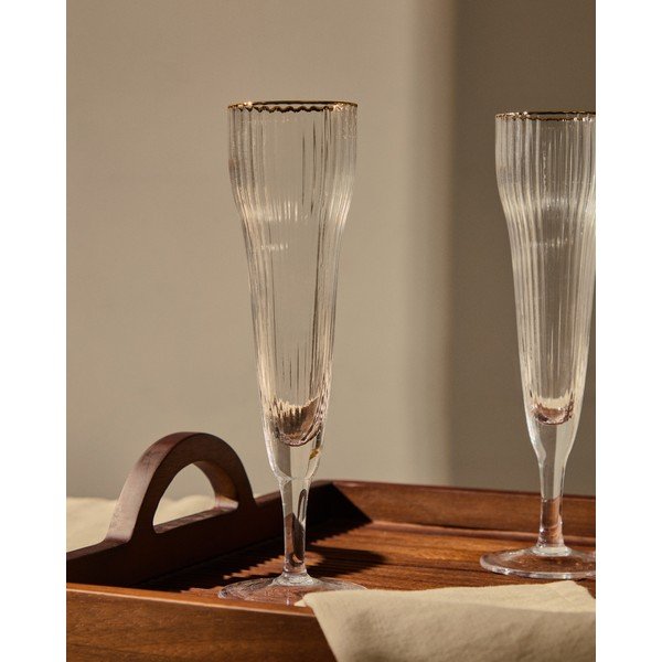 Šampanieša glāze 190 ml Ayan – Kave Home-image-2