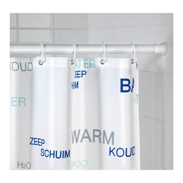 Balts teleskopiskais dušas aizkaru stienis Wenko-image-3