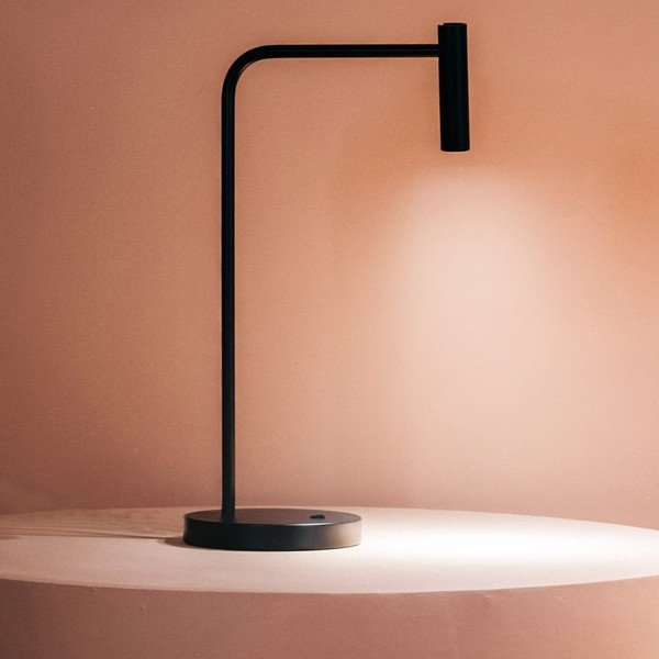 Melna galda lampa SULION Alexia, augstums 50,3 cm-image-1