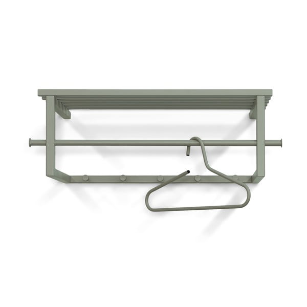 Dūmakaini zaļš metāla sienas pakaramais ar plauktu 76 cm Marco – Spinder Design-image-2