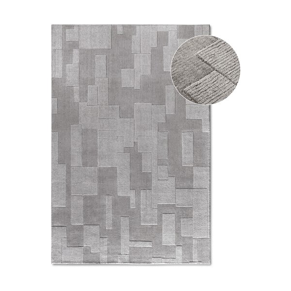 Pelēks ar rokām darināts vilnas paklājs 160x230 cm Wilhelmine – Villeroy&Boch