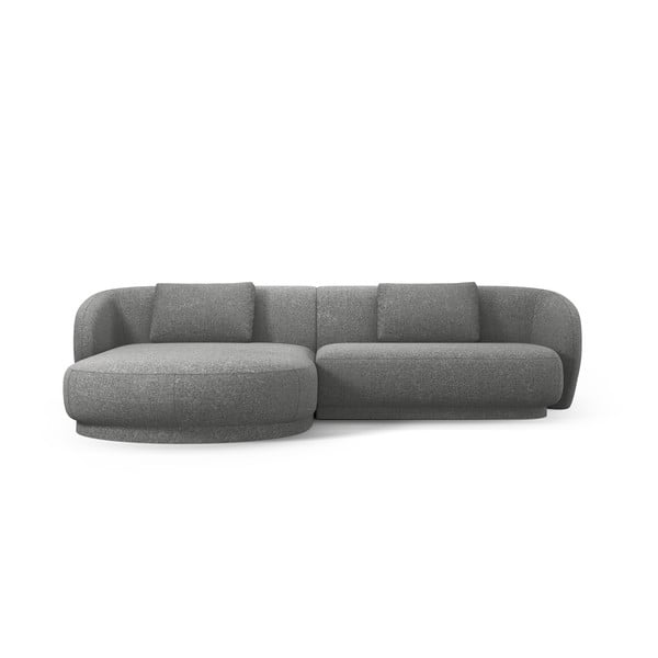 Pelēks stūra dīvāns Camden – Cosmopolitan Design
