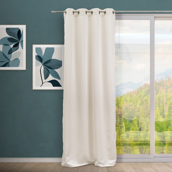 Bēšs/zelta krāsas žakarda aizkars 140x260 cm Lluvia – Casa Selección-image-1