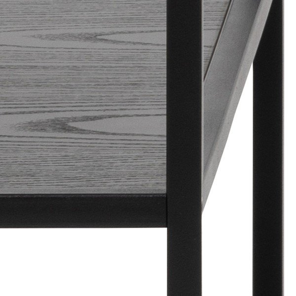 Melns rakstāmgalds Actona Seaford, 60 x 130 cm-image-4