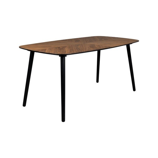 Ēdamgalds ar valrieksta koka imitācijas galda virsmu 90x165 cm Clover – Dutchbone-image-2