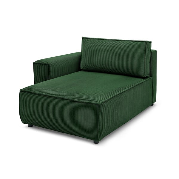Zaļš velveta modulārais dīvāns (ar kreiso stūri) Nihad modular – Bobochic Paris