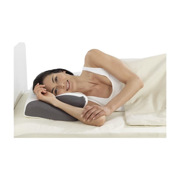 Anatomiskais spilvens ar atmiņas putu pildījumu 36x60 cm – Maximex-image-1