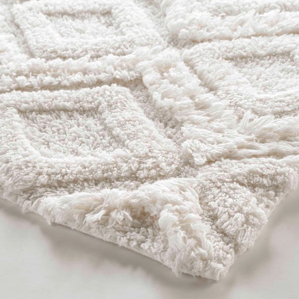 Balts vannas istabas paklājiņš 50x80 cm Ikatis – douceur d'intérieur-image-2