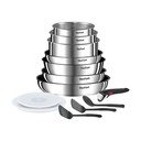 Nerūsējošā tērauda trauku komplekts (13 gab.) INGENIO Emotion L897DS04 – Tefal