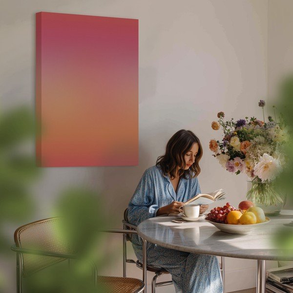 Drukāta glezna uz audekla 70x100 cm Pink Aura – Styler-image-1