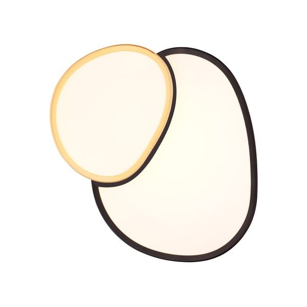 Melna/zelta krāsas LED griestu lampa 36x43.5 cm Rise – Trio-image-1