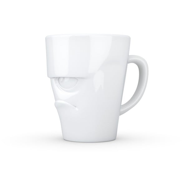 Balta porcelāna krūze ar rokturi 58products Angry-image-2