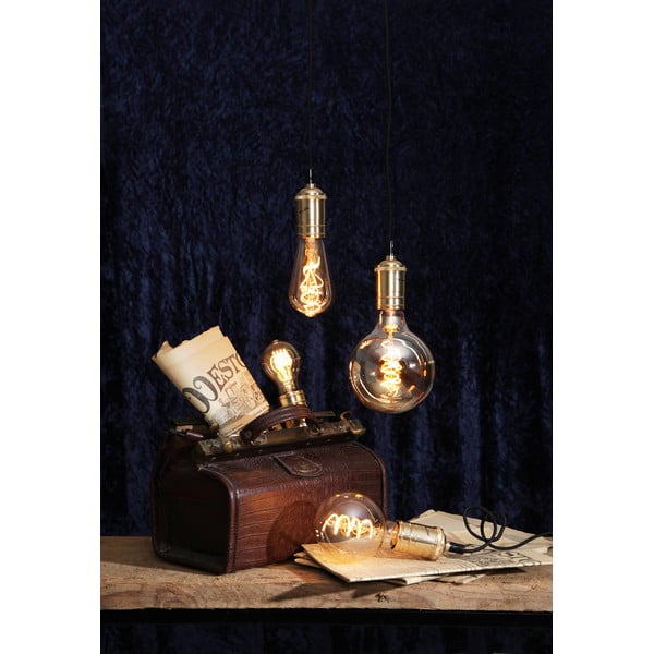 Silti balta spuldze ar regulējamu spilgtumu un E27 spuldžu ietveri, 3 W Spiral Filament – Star Trading-image-1