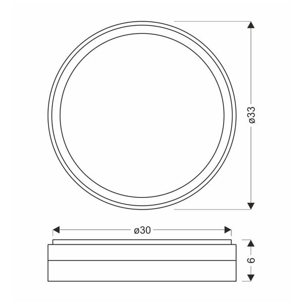 Balta/zelta krāsas LED griestu lampa ø 33 cm Florida – Candellux Lighting-image-3