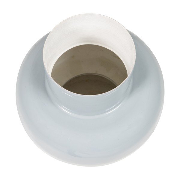 Gaiši pelēka metāla vāze (augstums 27 cm) Auri – WOOOD-image-2