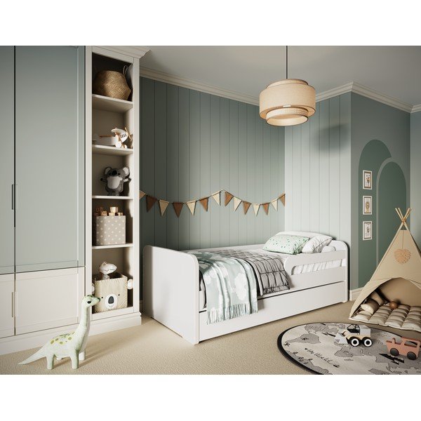 Balta bērnu gulta ar redelēm 80x200 cm Duuli – ELTAP-image-3