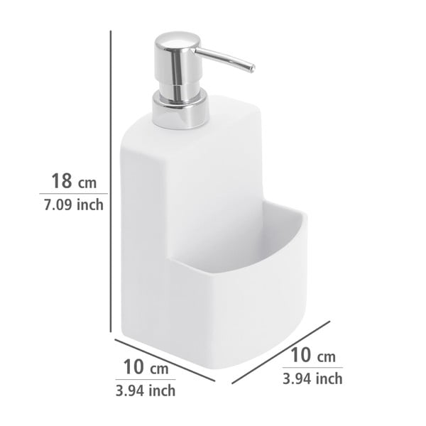 Balts šķidro ziepju dozators Wenko Festival-image-3