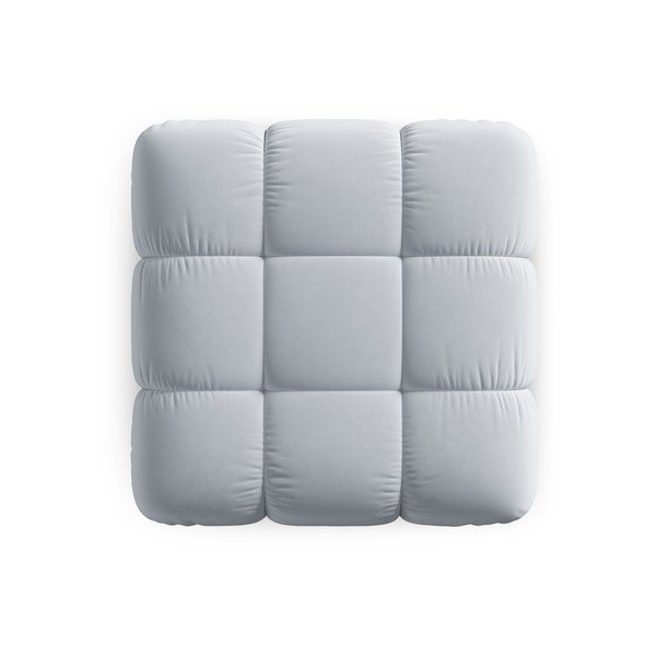 Gaiši zils samta kāju soliņš Bellis – Micadoni Home-image-4