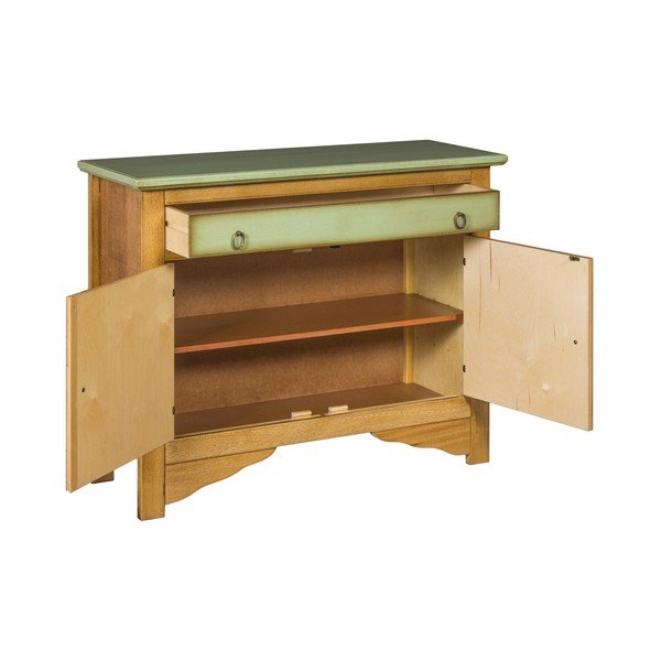 Zaļi brūna kumode Evergreen House Credenza-image-4