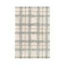 Krēmkrāsas/salvijas zaļš mazgājams/ar rokām darināts kokvilnas paklājs 140x190 cm Tartan Blue Sage – Lorena Canals