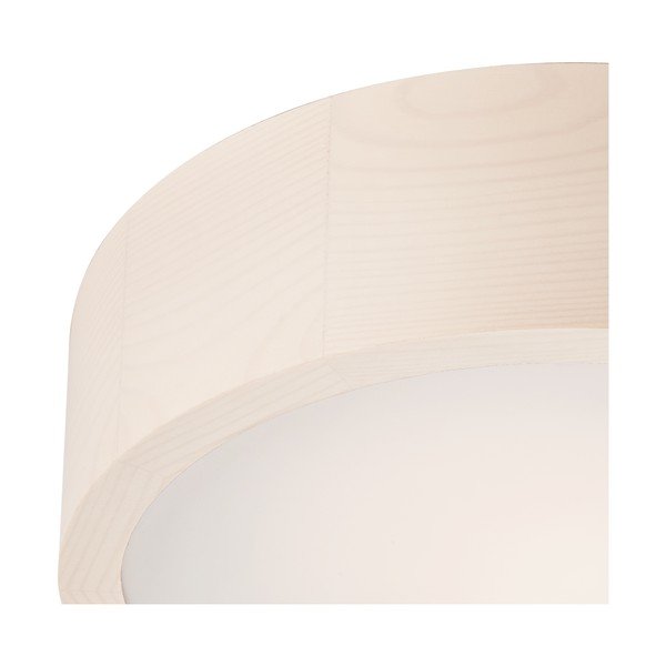 Balta griestu lampa ar stikla abažūru ø 27 cm Eveline – LAMKUR-image-3