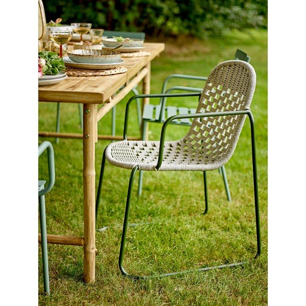 Pelēks metāla dārza krēsls Calana – Bloomingville-image-4