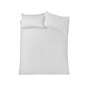 Balta divguļamā gultas veļa no kokvilnas satīna 230x220 cm Cotton Sateen – Bianca