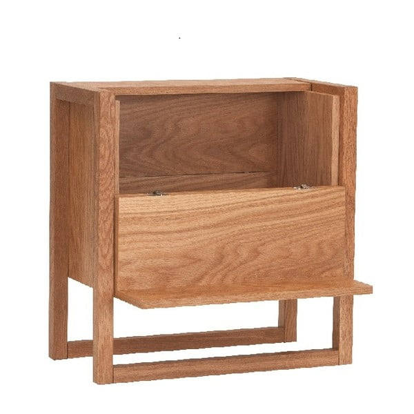 Dabīga toņa vīna skapītis no ozolkoka 59x60 cm NewEst – Woodman-image-3