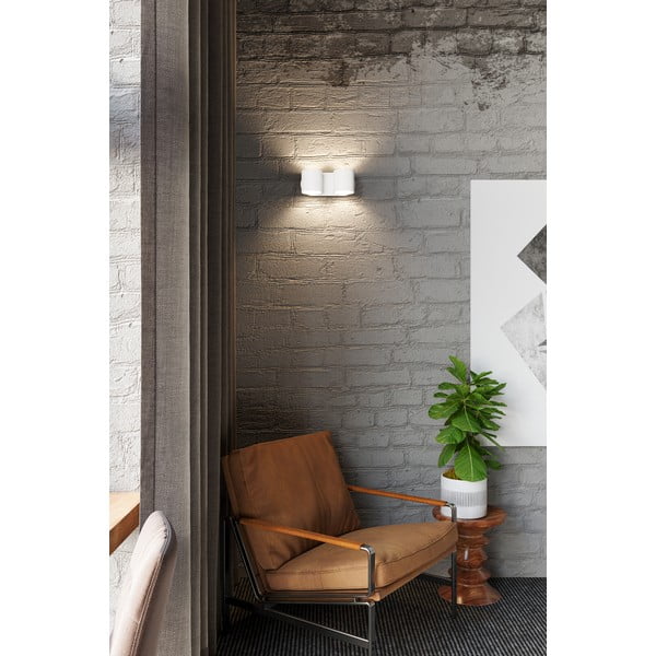 Balta sienas lampa Solux Roda-image-1