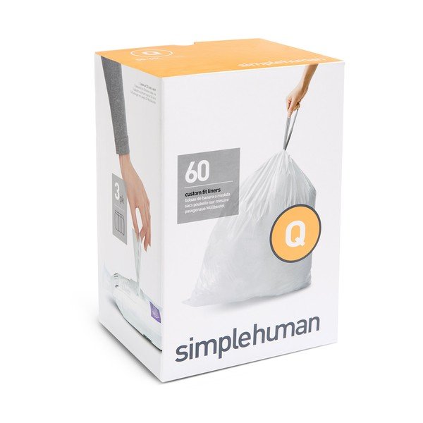 Savelkami atkritumu maisi (60 gab.) 65 l Q – simplehuman