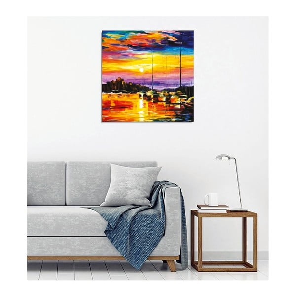 Sienas reprodukcija uz audekla Leonid Afremov, 45 x 45 cm-image-2