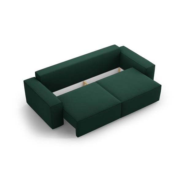 Zaļš salokāms dīvāns 247 cm Jodie – Micadoni Home-image-3